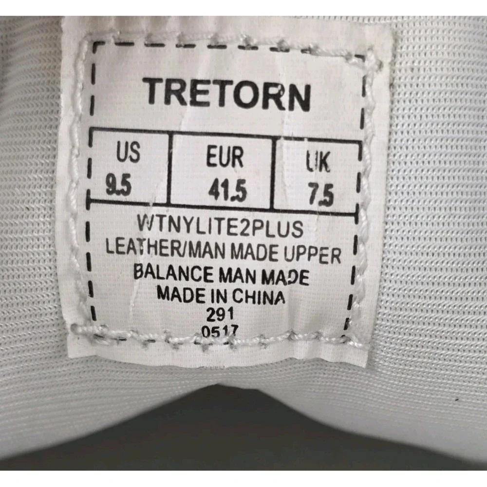 Tretorn Nylite 2 Plus Shoes Womens Sz 9.5M White Gold Casual Comfort Sneakers